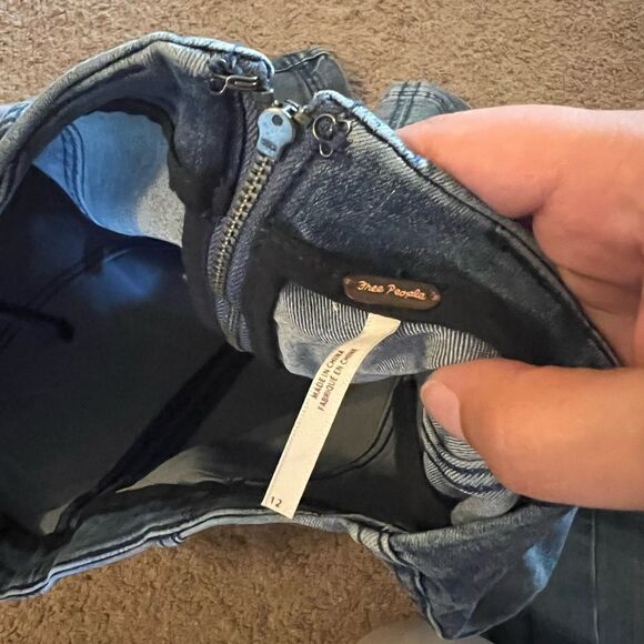 Free people denim skirt 12 - Picture 8 of 8